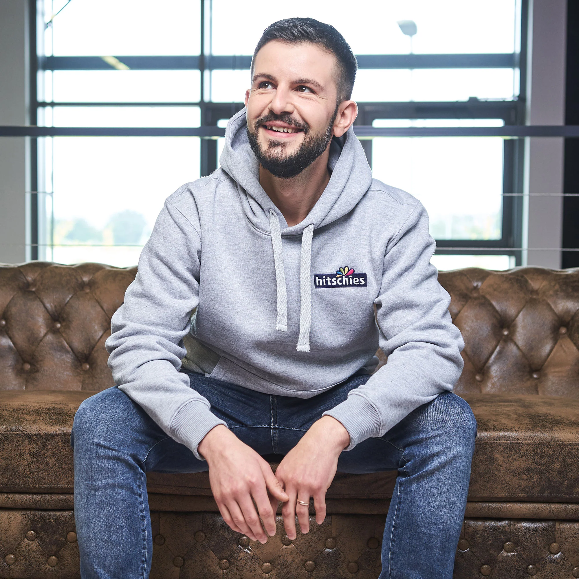 hitschies Hoodie Grau - Image 4